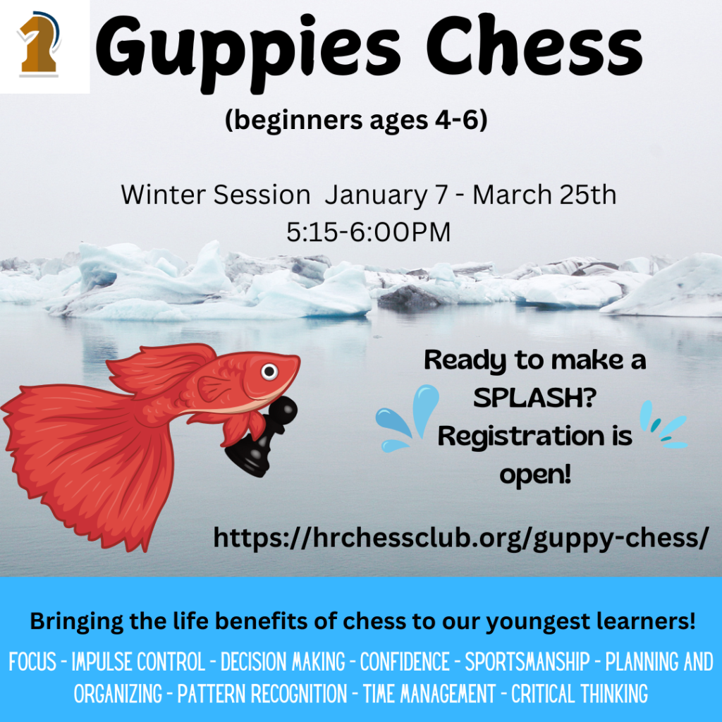 Guppies Chess information flyer